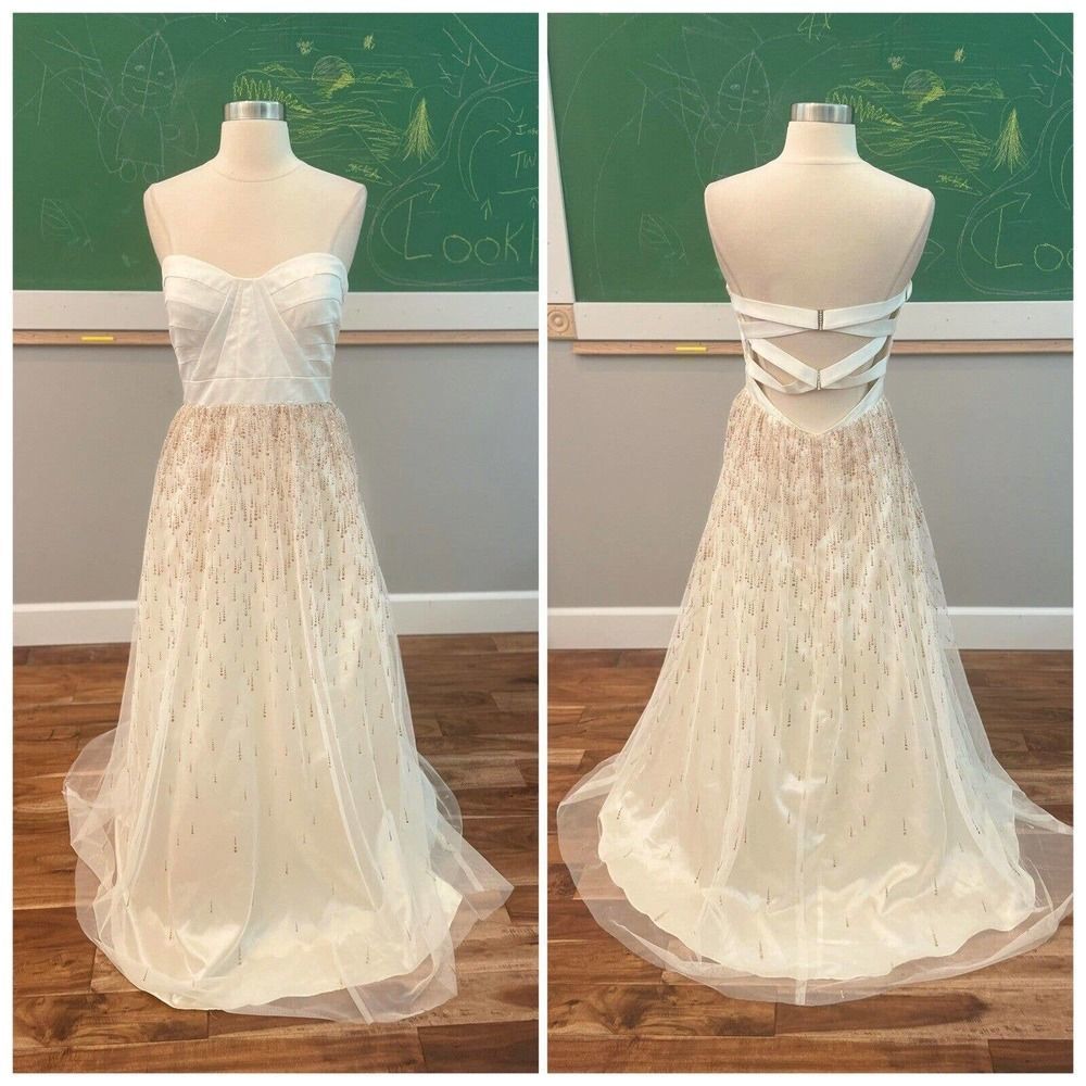 Hailey Logan Prom / Homecoming dress strapless open back size 9/ 10